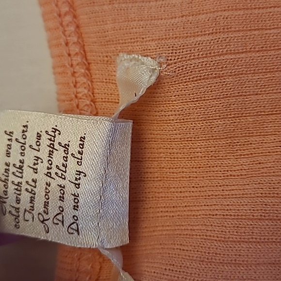 Mod o Doc Sherbert Beaded Neckline Ribbed Tank Top - Picture 5 of 10